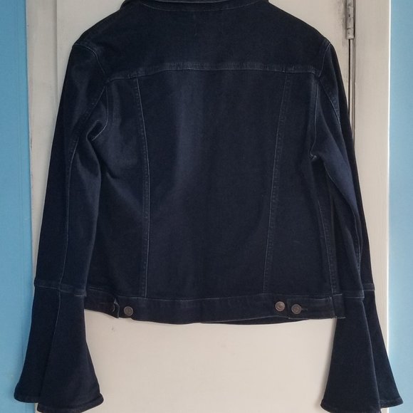 Bell Sleeved Denim Jacket - Picture 4 of 4